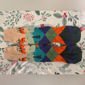 K.Bell “take a hike” nature scene socks